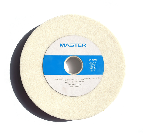 Master Grinding Wheel 200 x 20 x 31.75mm WA46 K8V - with storage box